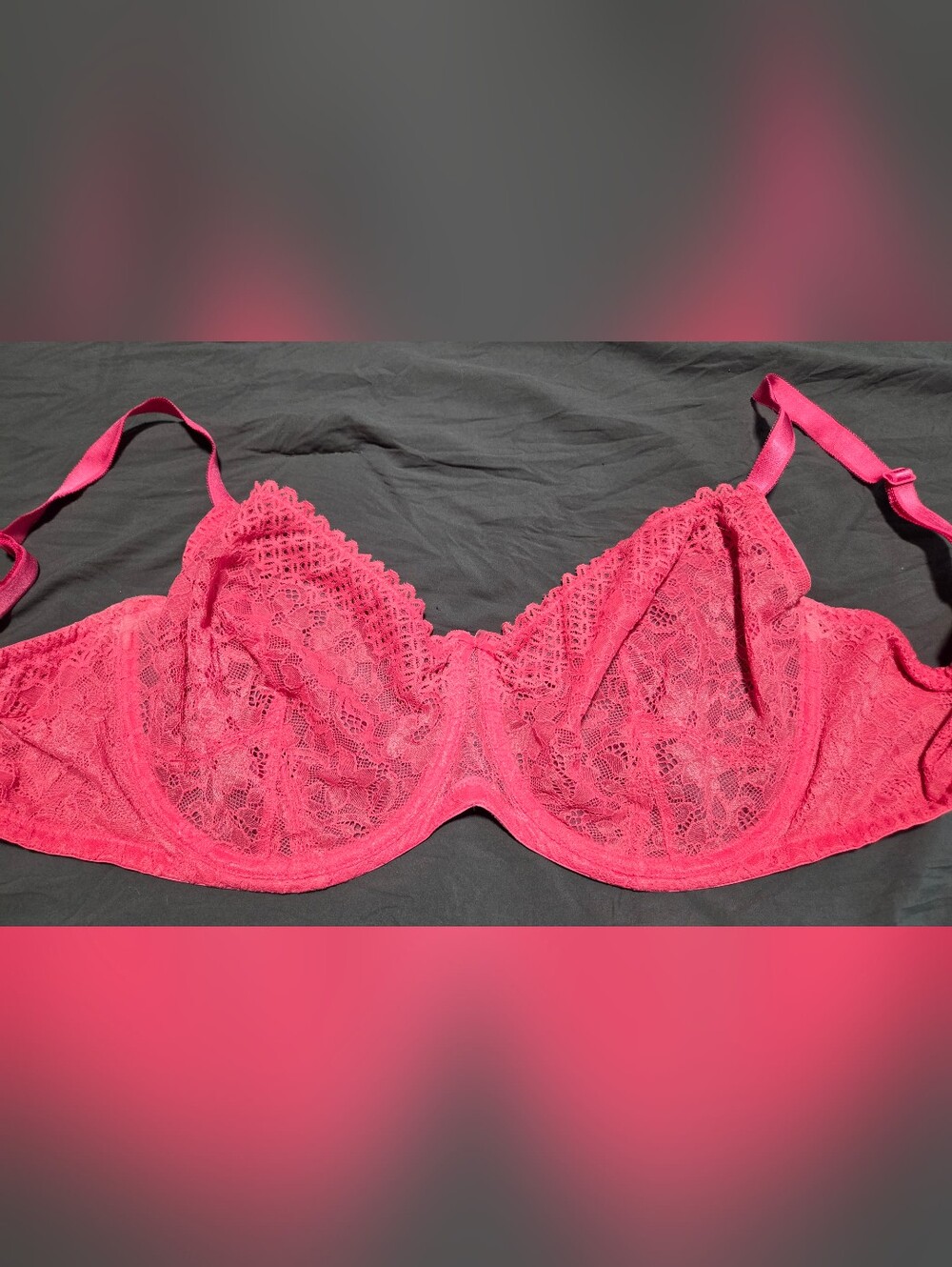 torrid Lace Underwire Bra - Hot Pink